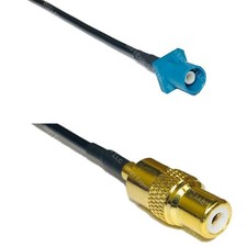 RG174 Fakra Z Male to RCA FEMALE Coax RF Cable USA-Ship Lot