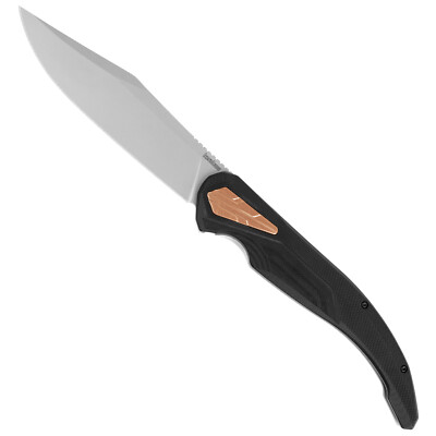 Kershaw XL Strata KVT Flipper Knife, BeadBlast D2 Blade- NIB!!