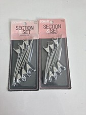 2 Conair Section  Set Clips 55316Z 6pc Lot of 2 12 Clips 