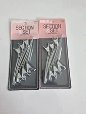 2 Conair Section & Set Clips #55316Z 6pc Lot of 2 *12 Clips*