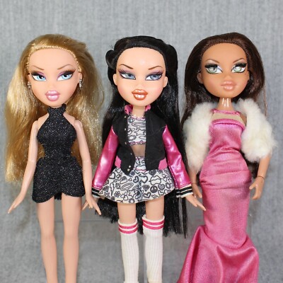 BRATZ MGA Doll Jade Cloe Yasmin Vintage Fashion 2000s Dressed Retired Lot