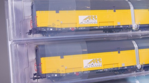 H0 DC Roco 77049 Wagenset Autotransport Hccrrs ARS ALTMANN in OVP #2BB_52 - Bild 3 von 4