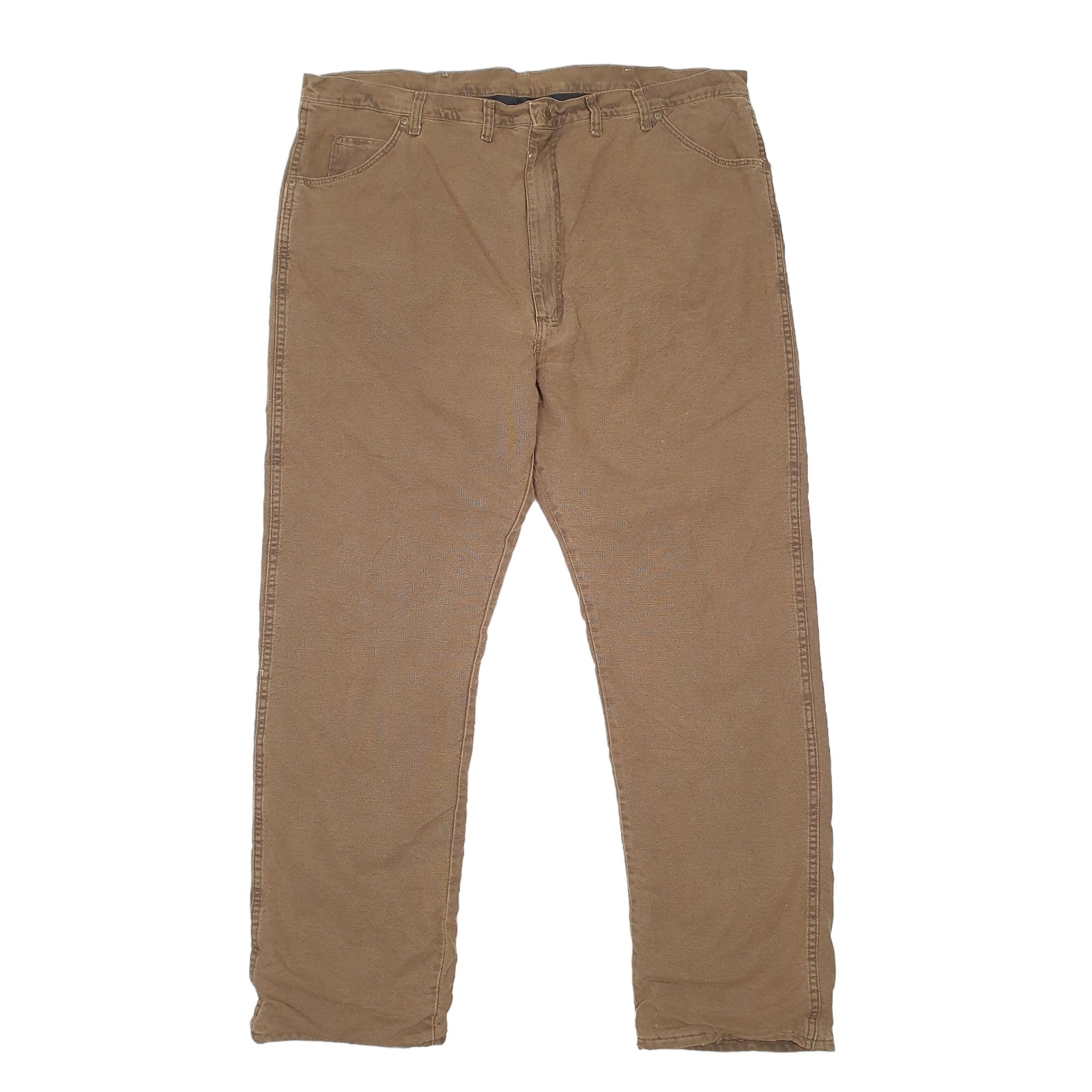 WRANGLER Polyester Lined Insulated Carpenter Workwear Trousers Cotton W46 L34 image 2