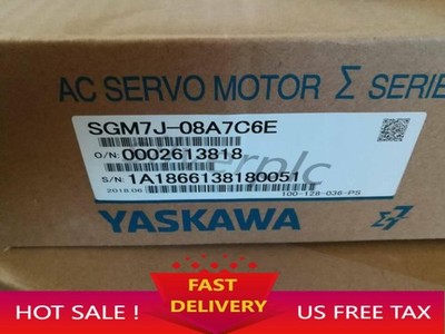 Yaskawa SGM7J-08A7C6E AC Servo Motor SGM7J08A7C6E New In Box Expedited Shipping