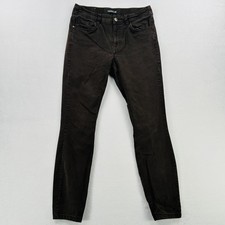 Toad Co Pants Womens 6 Brown Earthworks Pocket Skinny Stretch Organic Cotton