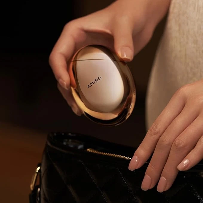 Dispositivo facial para el cuidado de la piel AMIRO S1, herramienta de refuerzo de elasticidad estilo sello dorado Foto 3 de 4