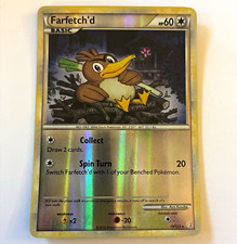 Pokémon TCG Farfetch'd 19/123 HeartGold SoulSilver Reverse Holo 2010 HP 60