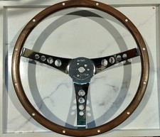 Vintage Superior Industries The 500 Steering Wheel 15 3 Arm 4 Hole Chr Pinstripe