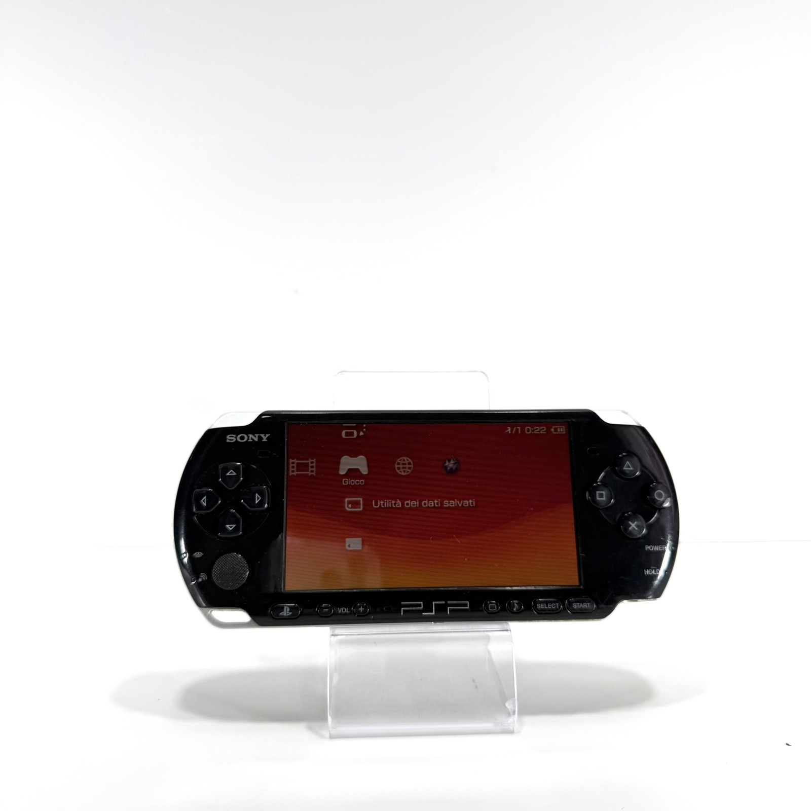 Console Sony Playstation PSP 3004 Nera Con Memory Stick Cavi Batteria Nuova