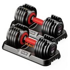 10-in-1 25LB/55LB/90LB Adjustable Dumbbell Set—Ajustable Round 25LB Pair