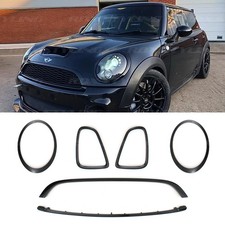 FRONT AND REAR LIGHT SURROUND GRILLE TRIM KIT FOR MINI COOPER R55 R56 R57 06-13
