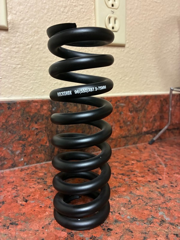RockShox Coil Spring - Length 174mm, Travel 67.5-75mm, 550lb, free shipping