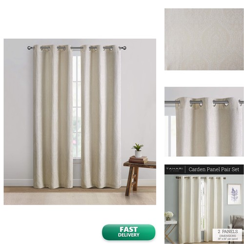 Elie Tahari Tahari Home Carden Collection Modern Chic Stylish Panel Pair