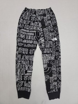 THE NORTH FACE Youth Base Camp AOP Fleece Jogger Pants sz Large (Women's Small)