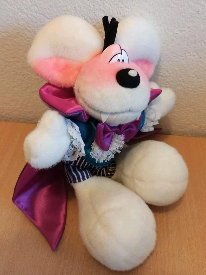 NEU Diddl Maus Dracula Vampir RAR Plüsch Kuscheltier Stofftier Sammler ca 30cm - Bild 3 von 4