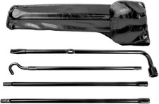 Spare Tire Tool Kit with Spare Tire Jack Handle and Wheel Lug Wrench Compatible