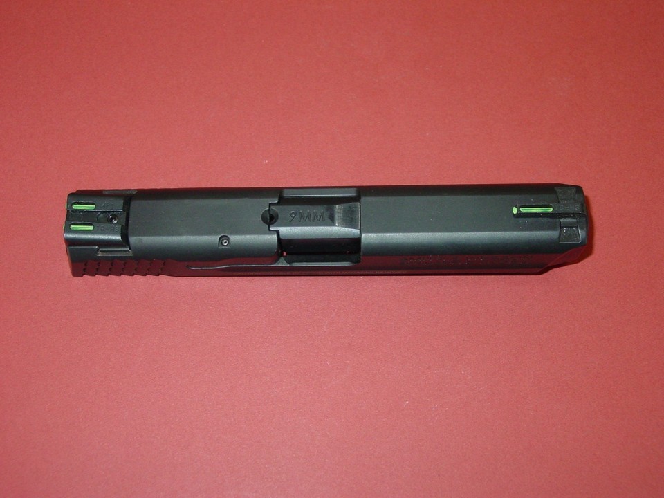 Smith & Wesson M&P 9mm Complete Slide With Green Fiber Optic Sights | eBay