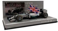 Minichamps 1/43 Lewis Hamilton #44 Mercedes AMG 2014 Abu Dhabi F1 World Champion
