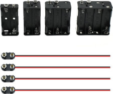 2/4/6/8 X 1.5V AA Battery Holder with Snap Connector Kit