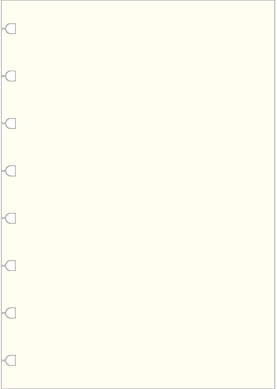 Filofax A5 Plain Notes for Refillable Notebook - White