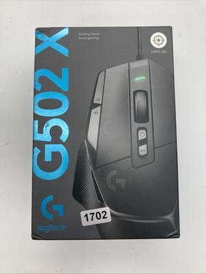 Logitech G502 X Wired Gaming Mouse Hero 25K Sensor Optical-Mechanical Black. Mr