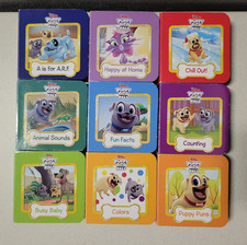 9 Disney Junior Puppy Dog Pals Mini Board Books Kid's Learn To Read Childrens
