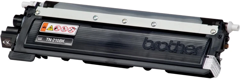 Cartucho de tóner Brother Genuino Rendimiento Estándar, TN210BK, Repuesto Negro Foto 3 de 4