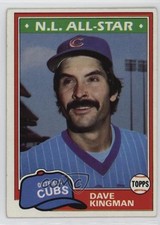 1981 Topps Dave Kingman #450 1g62
