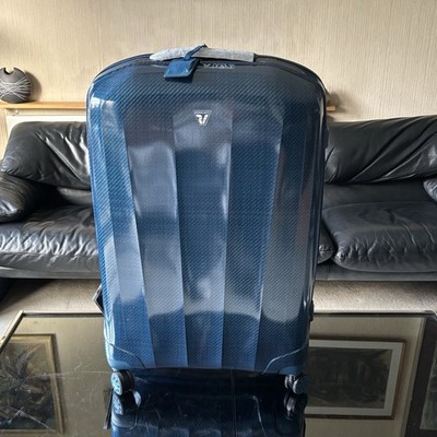 Roncato We Are Glam 80 cm großer Spinner blau nagelneu mit Etikett Made in Italy