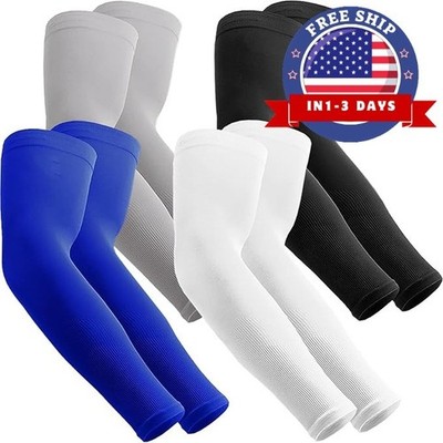 4 Pares De Mangas De Brazo Para Hombres Y Mujeres Proteccion Solar UV Brazos