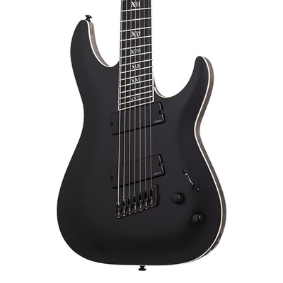 Schecter C-7 Multiscale SLS Elite Evil Twin - Satin Black