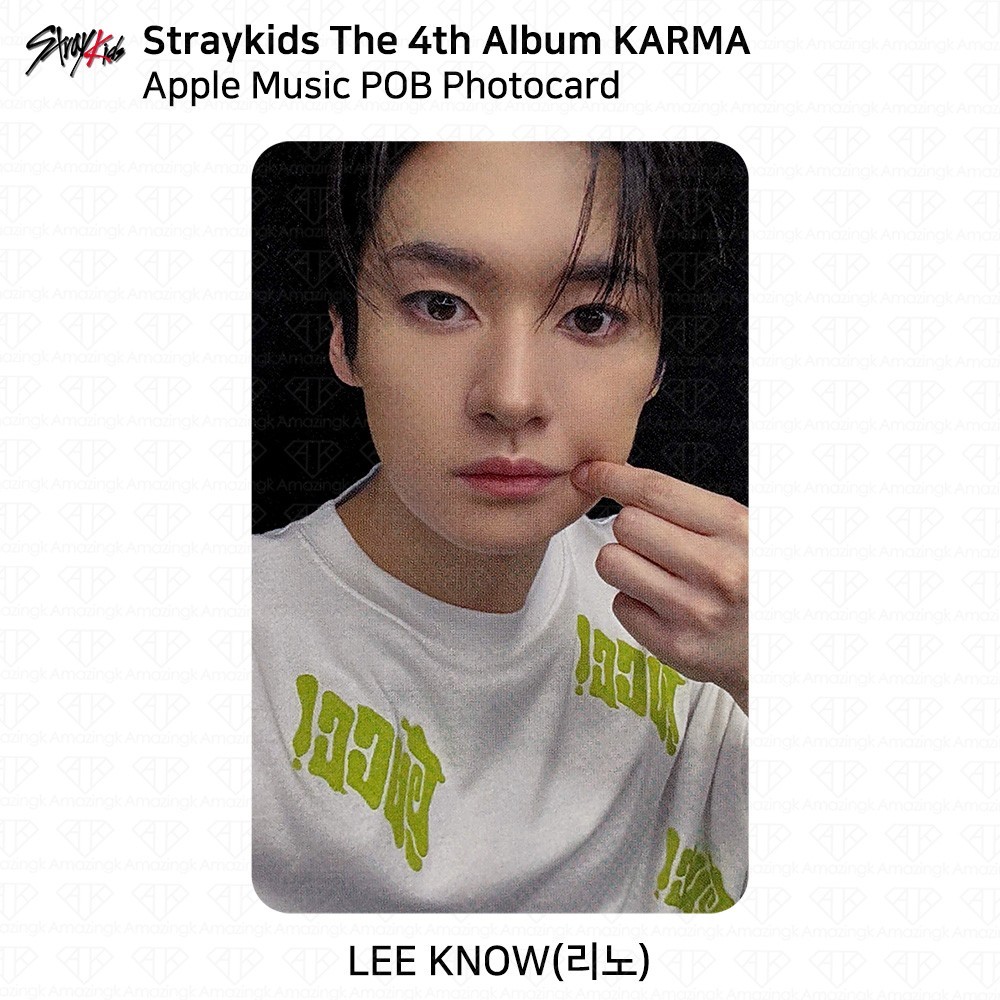 Stray Kids The 4th Album Karma Applemusic POB Photocard KPOP K-POP