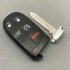 OEM Jeep Grand Cherokee Remote Start Key Fob 5-Button 68143505 Unlocked Worn