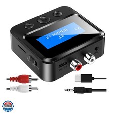 Bluetooth Transmitter Receiver for TV, Audio Adapter for Home Stereo with RCA...