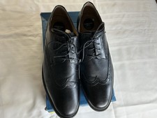 NUNN BUSH CONFORT GEL CASUAL SHOES FOR MEN GENUINE LEATHER BLACK NOIR