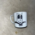 Westfield Batman 1966 Coffee Mug Milk Glass Heat Proof Vintage Cup