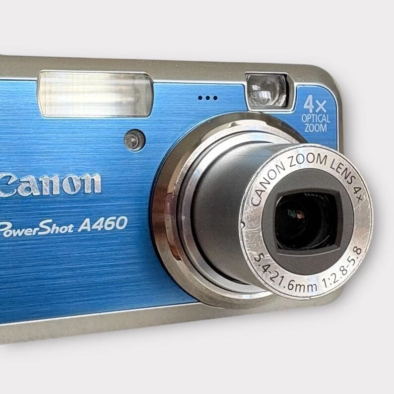 Blue camera Canon PowerShot A460 5.0 MP + card - Image 3 of 4