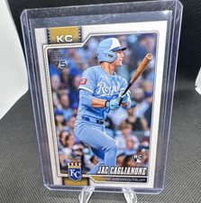 2026 Topps Series 1 Jac Caglianone Rookie Base Set #138 Kansas City Royals