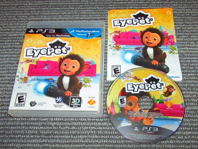 #ad EyePet for PlayStation 3 PS3 Move Complete Fast Shipping $9.95