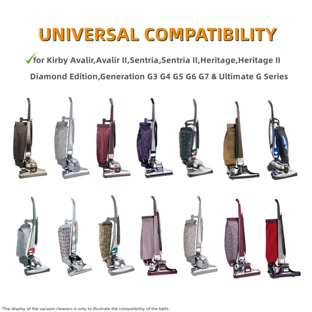 Essential Replacement Belts for Kirby Avalir, Sentria & Heritage Vacuum Series thumbnail 5