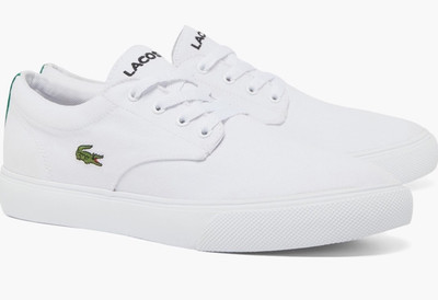 Lacoste Low Top Sneaker (Men) White/White NWB