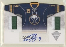 2011 Panini Titanium Home Sweaters Memorabilia Prime 11/25 Cody Hodgson Auto 1t6