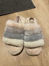 UGG Kids K FLUFF YEAH SLIDE Quilted Multicolor Size 2
