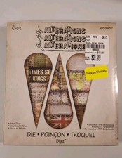 Tim Holtz die Petal Drop Sizzix Bigz Alterations 659437 READ DESCRIPTION