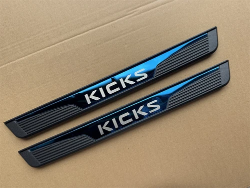 For Nissan Kicks Accessories Car Door Scuff Sill Cover Panel Step Protector Trim - Picture 42 of 92