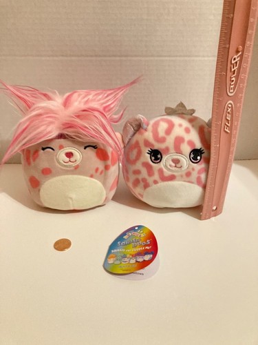 Squishmallow Lot of Two- Lorie and Brandi the Pink Cheetahs - Picture 11 of 11