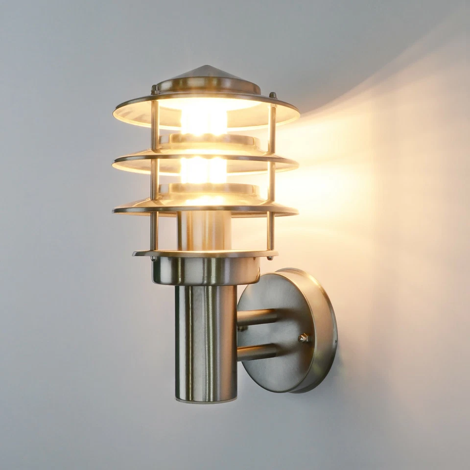 Außenleuchte Standleuchte Wandleuchten Edelstahl Gartenlampe Wegeleuchte 249 - Bild 4 von 4