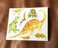 MRS GROSSMAN DINOSAUR STICKER SHEET VINTAGE 2003 *
