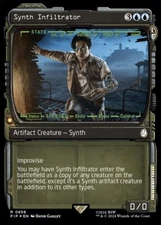 Synth Infiltrator Showcase Surge Foil - PIP 0858 - NM - MTG Magic