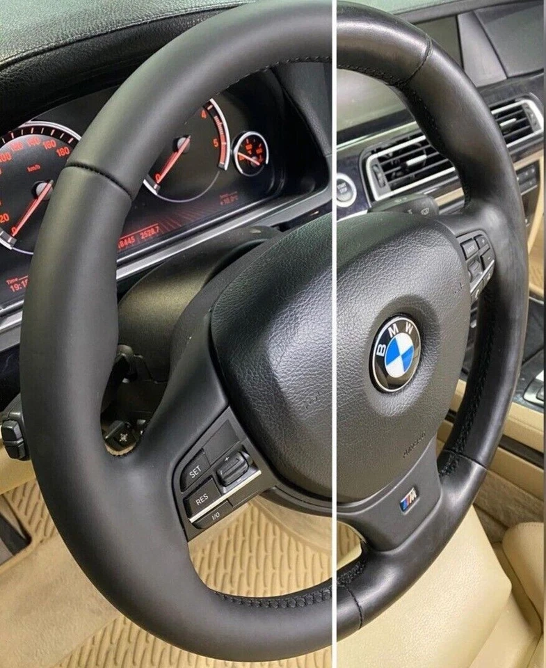 Lenkrad Leder Reparatur Set Schwarz – Profi Kit für BMW Audi Mercedes VW Porsche - Bild 3 von 4